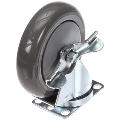 Randell HD CST1701 Caster, 6 O/A SwivelW/Brake Cmp