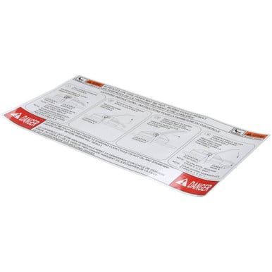 Henny Penny Heating Elements — Henny Penny 35792 Label-Lid InstructionEng/Fre