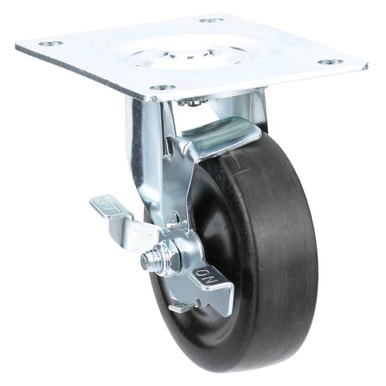 true 830217 caster w brake plate swivel 4 — main image