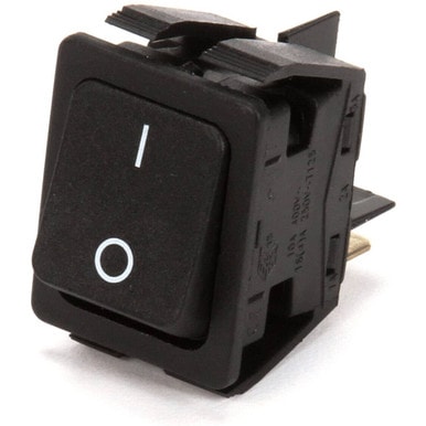 Randell EL SWT1503 Switch, Black Rocker, 20A, 277Vac, 22Mmx30Mm — main image