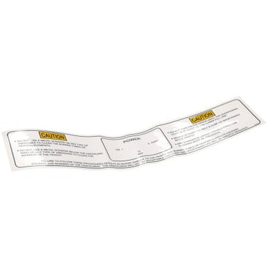 Henny Penny 75690 Label, Power/Pump/Melt