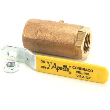 Hatco 03.02.001.00 3/4" Ball Valve, Bronze — main image