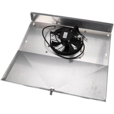 Continental Refrigeration 50-040-LT Fan Panel Assy Black FanGuard With 4-14