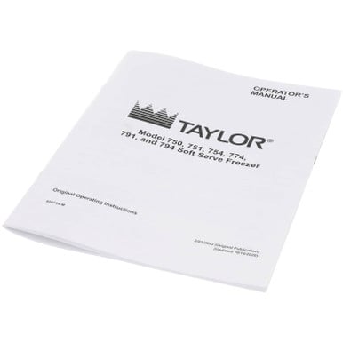 Taylor 028754-M Man-Oper 700Freezemaster