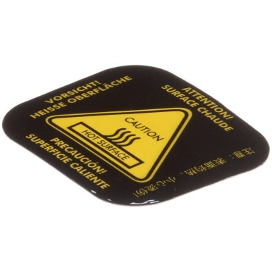 Alto Shaam LA-3087 Label, Caution, Hot, Warnin Ginternational Triangle — main image