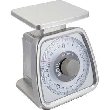 Taylor Precision TS50 Scale, Mechanical, 50Lb, S/S — main image