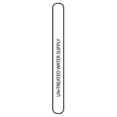 Groen Z095652 Label, Un-Treated Water Supply — main image
