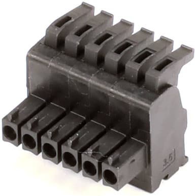 Alto Shaam TM-34884 Terminal, 3.5Mm Pluggable, Black6 Poles, Es/Esi/Esg