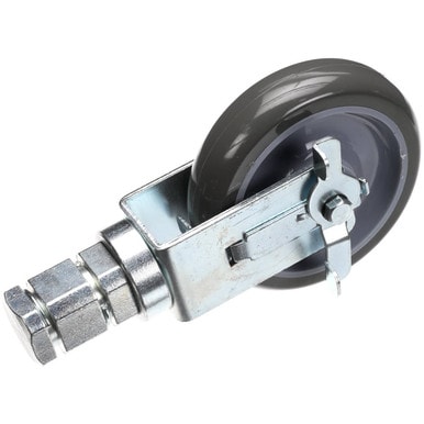 Alto Shaam CS-35290 Caster, Stem-1.5", Rigid 5"Wheelw/Brake, Poly — main image