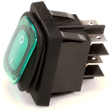 Hatco 02.19.239.00 Switch, Roc, Dpst, 125V, GreEn — main image