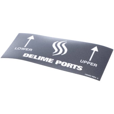 Groen 142423 Label, Delime Port Location