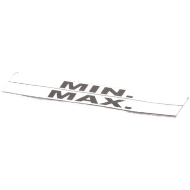 Groen Z000558 Label Maximum & Minimum
