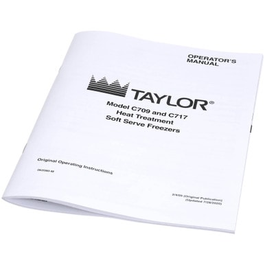 Taylor 062080-M Man-Oper C709/C717 — main image