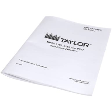 Taylor 028752-M Man-Oper 8752/8756/8757