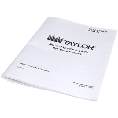 Taylor 028752-M Man-Oper 8752/8756/8757 — main image