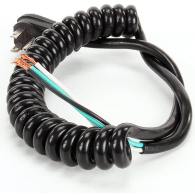 Henny Penny 33353 Coiled Power Cord SJOOW, 15 amp, 120V — main image