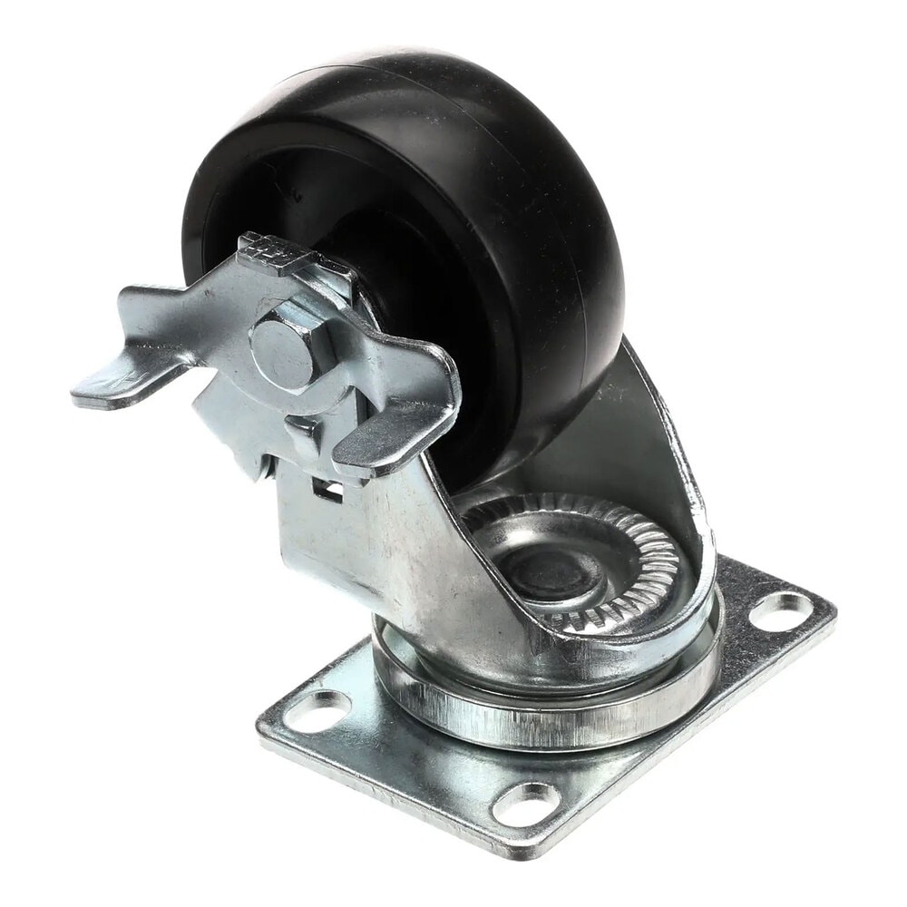 Continental Refrigeration 50216 Caster, Plate, 3" W/ Brk — main image