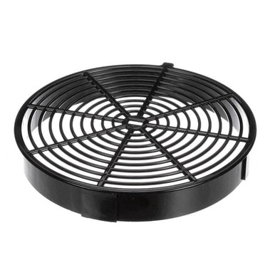 True 919512 Evaporator Fan Cover, 9.070 Dia. Black — main image