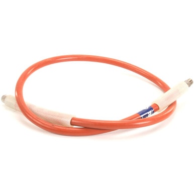 Henny Penny 52247 Filter Rinse Shuttle Hose 66" L, 3/8" NPT male swivel fittings, rated to 500°F — main image