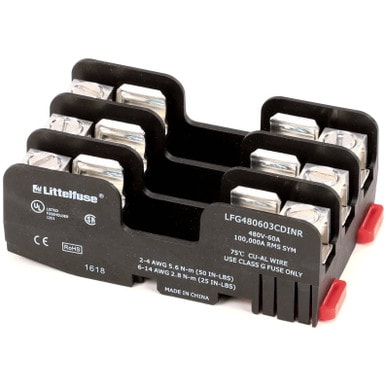 Alto Shaam FU-35728 Fuse Holder, 60A 480V Cl Ass G3 Pole Din Rail — main image