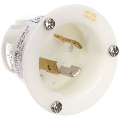 Alto Shaam IT-3306 Inlet, Male, Twist, 30A/125V — main image