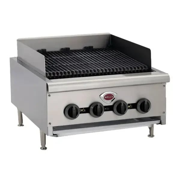 Wells HDCB-3630G Heavy Duty 120,000 BTU Radiant Gas Charbroiler 36"W