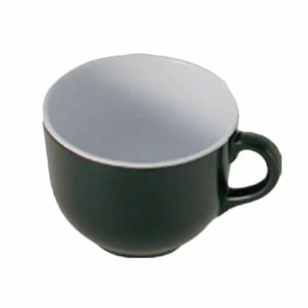Restaurant Glassware — Thunder Group RF9475BW Black Pearl 23 oz. Melamine Mug/Cup | Case of 6