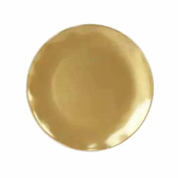 Thunder Group RF1010G Gold Pearl 10-1/2" Melamine Plate | Case of 6