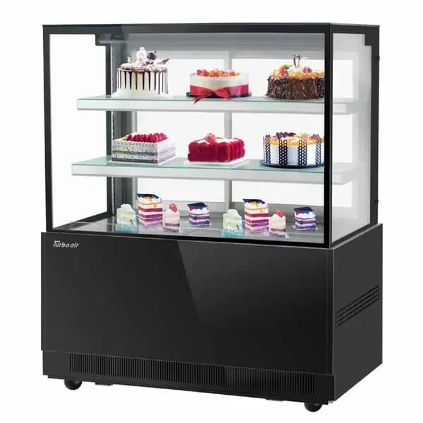 Turbo Air TBP48-54NN-B Refrigerated Black Bakery Display Case 47-1/4"W