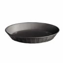 Tablecraft 137512BK Black Round Platter Basket 12" x 1-1/2"x | Case of 12