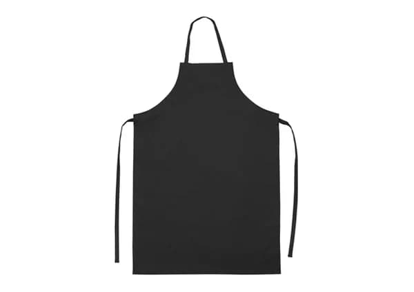 Winco BAW-2540BK Black Full Length Dishwashing Apron