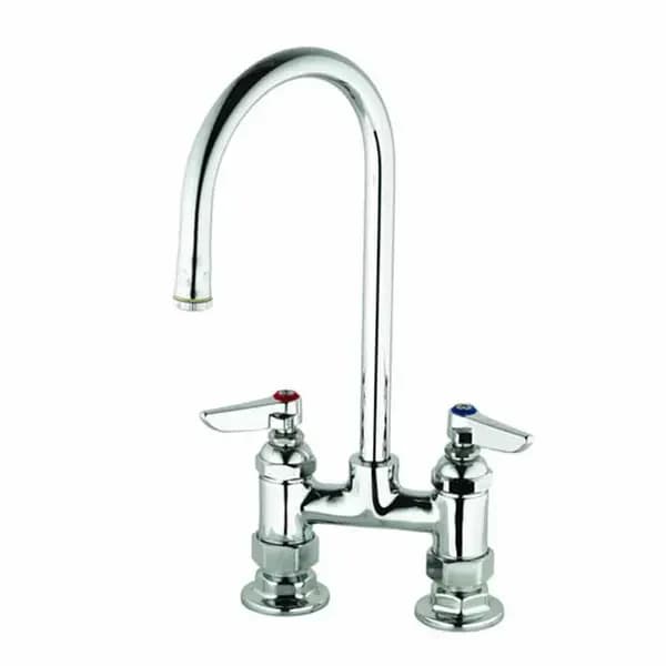 T&S Brass B-0325 T&S 4" Deck Mount Double Pantry Faucet