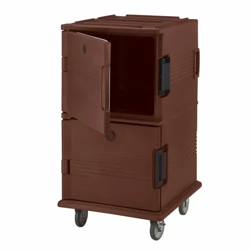 Cambro Ultra Cam Cart UPC1600131 Insulated Dark Brown Front Loader Food Carrier