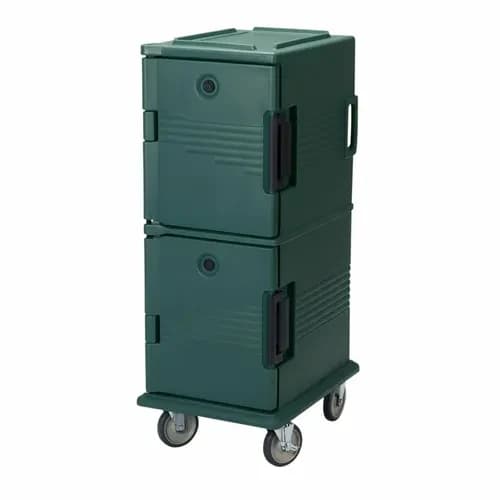 Cambro UPC800192 Ultra Cam Cart Insulated Granite Green Front Loader Food Carrier