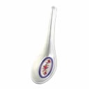 Thunder Group 7003AR Rose 3/4 oz. Melamine Wonton Soup Spoon | Case of 60