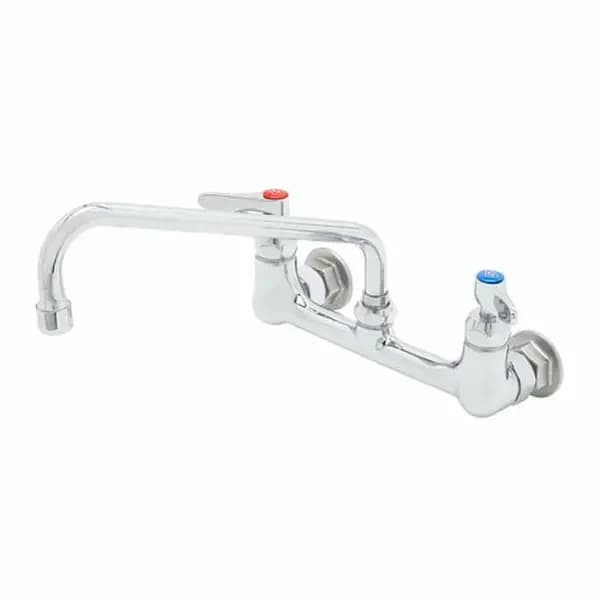 T&S Brass B-2429-CR-EK T&S 8" Double Pantry Faucet