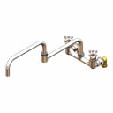 T&S B-0295 8" Deck Mount Big-Flo Pot and Kettle Filler Faucet with 24" Double-Jointed Swing Nozzle