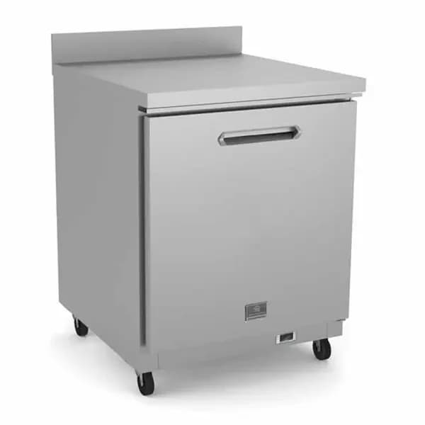 Kelvinator KCHUCWT27F 6.5 cu. ft. 1-Door Worktop Reach-In Freezer 27-3/4"W