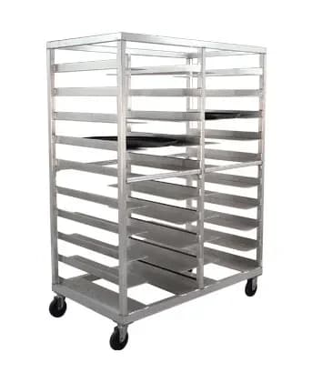 Carter-Hoffmann O1620 ® Portable Aluminum Pan Rack Double Width Mobile Style End-Loaded 20 Pan Capacity
