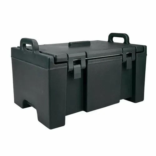 Cambro Ultra Pan Carrier UPC100110 Black Top Loader 8" Deep — main image
