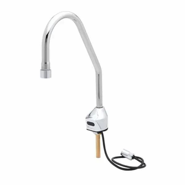 T&S Brass EC-3100-LF22-SB T&S Single Hole Deck Mount ChekPoint Electronic Hands Free Sensor Faucet