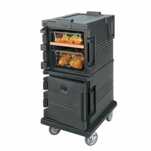 Cambro Ultra Cam Cart UPC600110 Insulated Black Front Loader Food Carrier