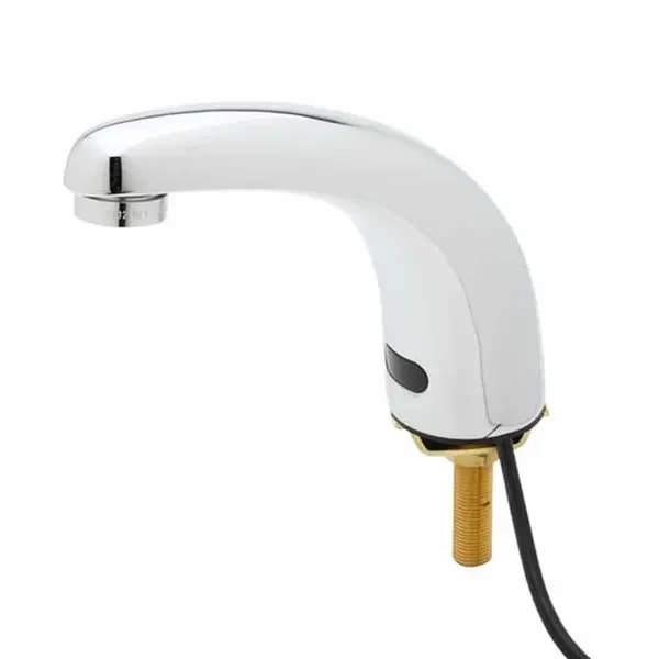 T&S 5EF-1D-DS-TMV Single Hole Deck Mount Equip Electronic Hands Free Sensor Faucet — main image