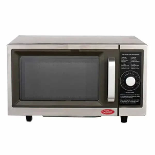 General GEW1000D 1 cu. ft. 1000 Watt Commercial Microwave Oven with Dial Timer 20"W