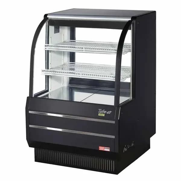 Turbo Air TCGB-36DR-B Dry Black Bakery Display Case 36-1/2"W