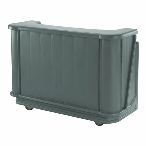 Cambro Cambar BAR650DX191 Granite Gray Portable Bar 7-Bottle Speed Rail 5-Button Soda Gun Portable Bar 67-1/2"W X 28-1/2"D X 47-1/2"H — main image