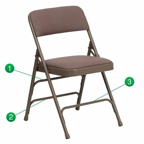 Flash Furniture HA-MC309AF-BGE-GG Beige Steel Folding Chair