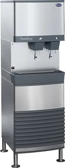 Follett 50FB414A-L Symphony Plus™ Freestanding Ice and Water Dispenser 425 Pound Daily Production 50 Pound Storage Lever Dispense Nugget Style Ice — 115V, 1PH