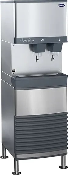 Follett Symphony Plus™ 50FB414A-L Freestanding Ice and Water Dispenser 425 Pound Daily Production 50 Pound Storage Lever Dispense Nugget Style Ice — 115V, 1PH — main image