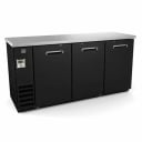 Kelvinator KCHBB72S Stainless Steel Top Back Bar Cooler 73-1/8"W